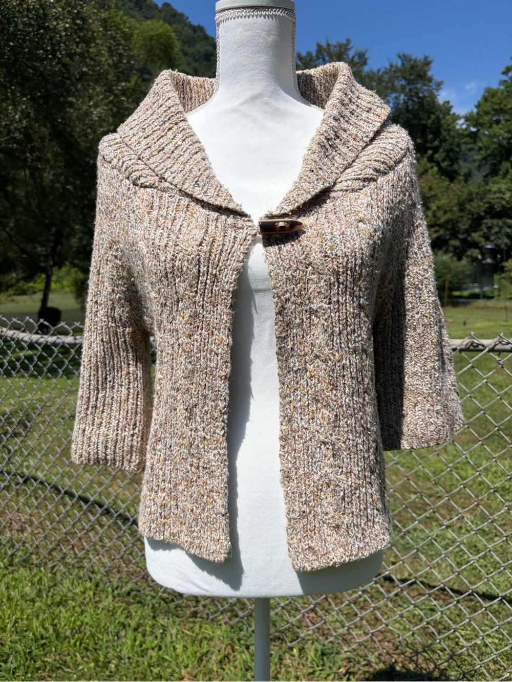 Maurices Camel Tan Knit Cardigan Size XL